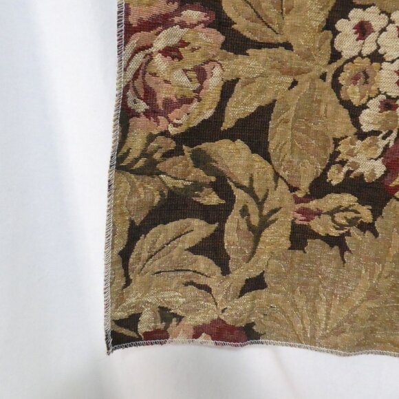 Source Unknown | 27 x 27 inches | Floral Tapestry Accent Piece - Picture 9 of 16